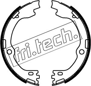 Fri.Tech. 1253.738 - Комплект тормозов, ручник, парковка autosila-amz.com