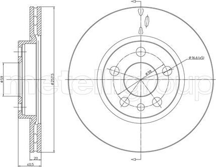 Fri.Tech. BD0499 - Тормозной диск autosila-amz.com