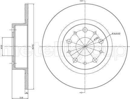 Fri.Tech. BD0653 - Тормозной диск autosila-amz.com