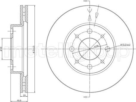 Fri.Tech. BD0686 - Тормозной диск autosila-amz.com