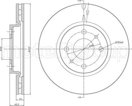 Fri.Tech. BD0679 - Тормозной диск autosila-amz.com