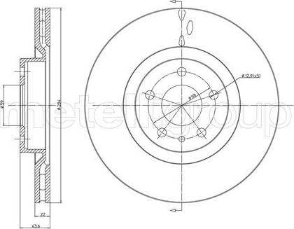 Fri.Tech. BD0670 - Тормозной диск autosila-amz.com