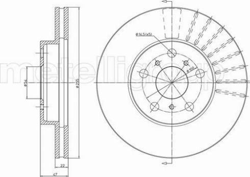 Fri.Tech. BD0237 - Тормозной диск autosila-amz.com