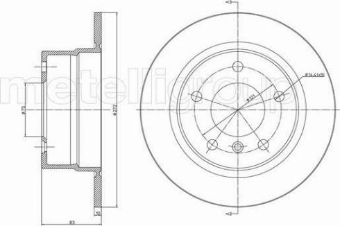 Fri.Tech. BD0762 - Тормозной диск autosila-amz.com