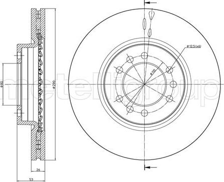 BENDIX 569154B - Тормозной диск autosila-amz.com