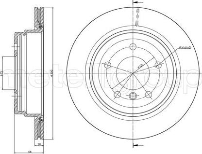 Fri.Tech. BD1517 - Тормозной диск autosila-amz.com