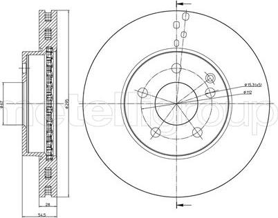 Fri.Tech. BD1600 - Тормозной диск autosila-amz.com