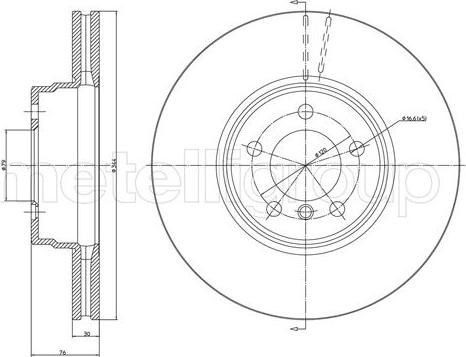 Fri.Tech. BD1056 - Тормозной диск autosila-amz.com