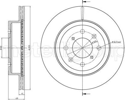 Fri.Tech. BD1086 - Тормозной диск autosila-amz.com