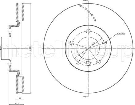 Fri.Tech. BD1080 - Тормозной диск autosila-amz.com