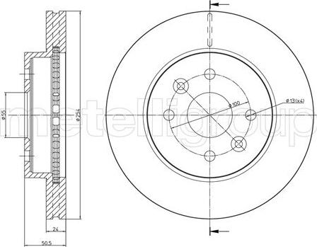 Fri.Tech. BD1030 - Тормозной диск autosila-amz.com