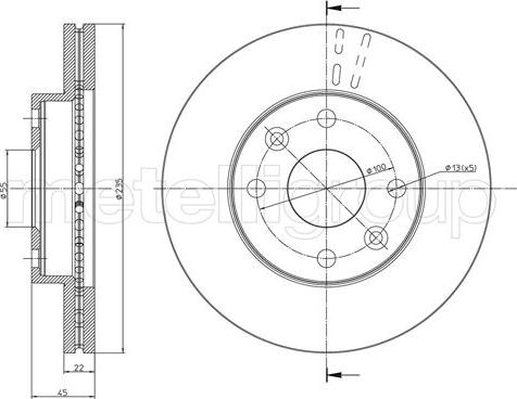 Fri.Tech. BD1029 - Тормозной диск autosila-amz.com