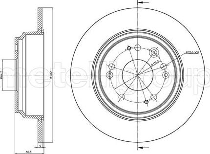 Fri.Tech. BD1105 - Тормозной диск autosila-amz.com