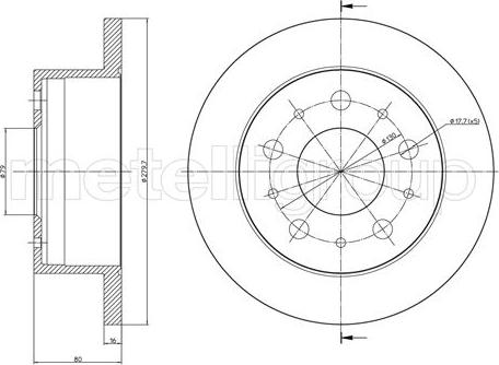 Fri.Tech. BD1182 - Тормозной диск autosila-amz.com