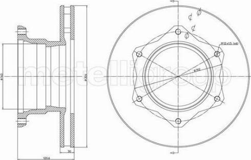 Fri.Tech. BD1133 - Тормозной диск autosila-amz.com