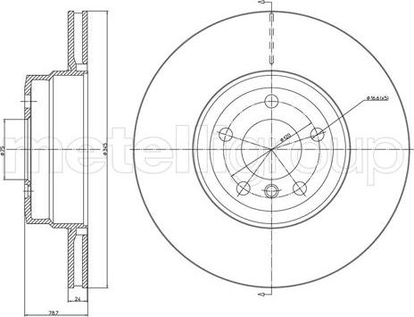 Fri.Tech. BD1399 - Тормозной диск autosila-amz.com