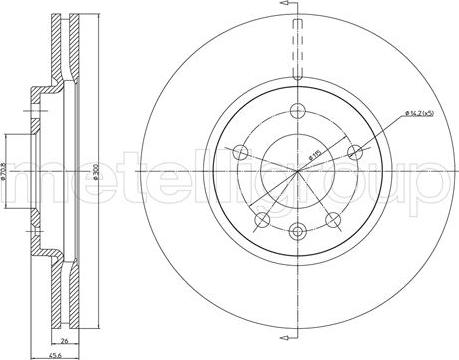 Fri.Tech. BD1341 - Тормозной диск autosila-amz.com