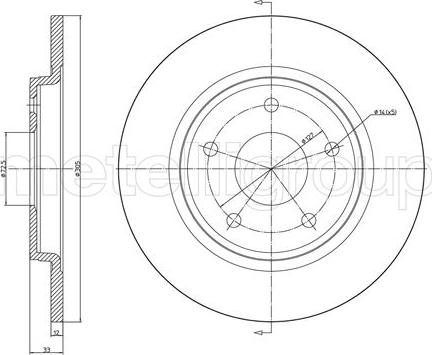 Fri.Tech. BD1322 - Тормозной диск autosila-amz.com