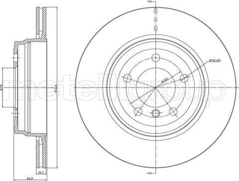 Fri.Tech. BD1203 - Тормозной диск autosila-amz.com