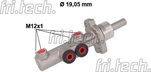 Fri.Tech. PF998 - Главный тормозной цилиндр autosila-amz.com