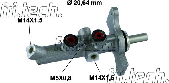 Fri.Tech. PF936 - Главный тормозной цилиндр autosila-amz.com