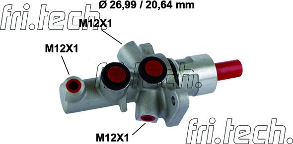 Fri.Tech. PF976 - Главный тормозной цилиндр autosila-amz.com