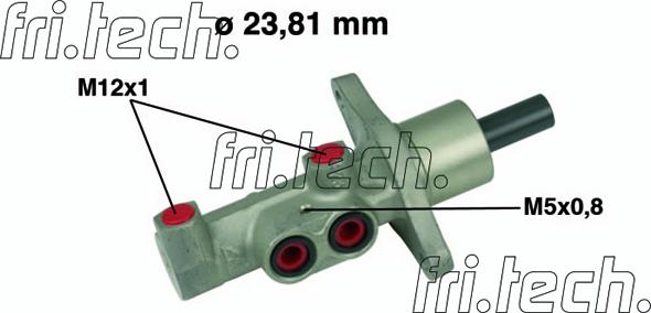 Fri.Tech. PF581 - Главный тормозной цилиндр autosila-amz.com