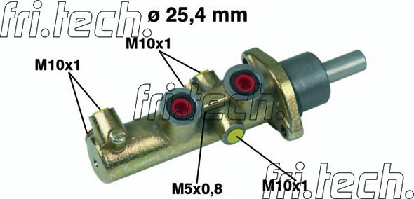 Fri.Tech. PF526 - Главный тормозной цилиндр autosila-amz.com