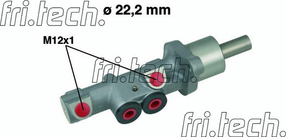 Fri.Tech. PF647 - Главный тормозной цилиндр autosila-amz.com