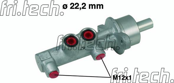 Fri.Tech. PF658 - Главный тормозной цилиндр autosila-amz.com