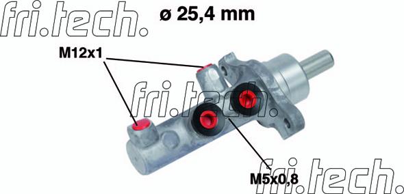 Fri.Tech. PF657 - Главный тормозной цилиндр autosila-amz.com