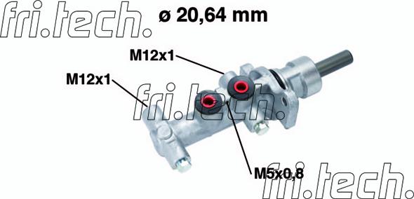 Fri.Tech. PF623 - Главный тормозной цилиндр autosila-amz.com