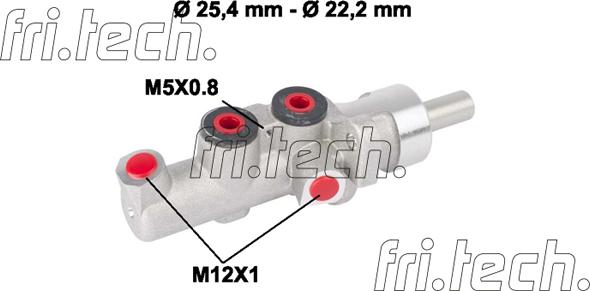 Fri.Tech. PF627 - Главный тормозной цилиндр autosila-amz.com