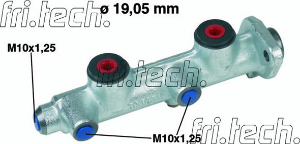 Fri.Tech. PF075 - Главный тормозной цилиндр autosila-amz.com