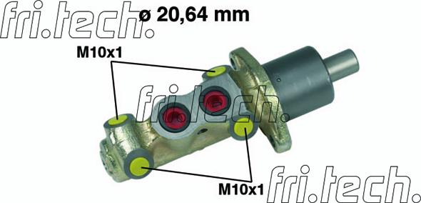 Fri.Tech. PF195 - Главный тормозной цилиндр autosila-amz.com