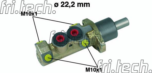 Fri.Tech. PF197 - Главный тормозной цилиндр autosila-amz.com