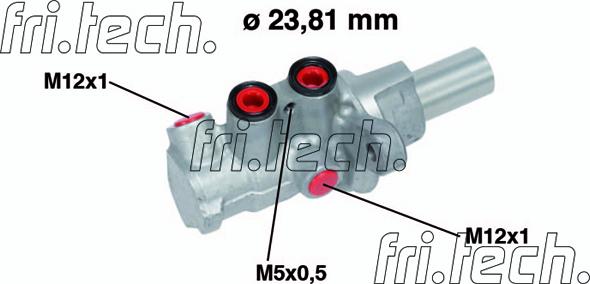 Fri.Tech. PF895 - Главный тормозной цилиндр autosila-amz.com