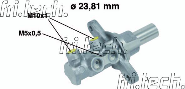 Fri.Tech. PF845 - Главный тормозной цилиндр autosila-amz.com