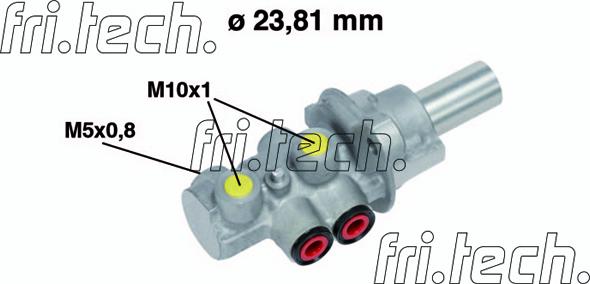 Fri.Tech. PF847 - Главный тормозной цилиндр autosila-amz.com