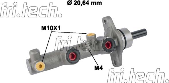 Fri.Tech. PF814 - Главный тормозной цилиндр autosila-amz.com