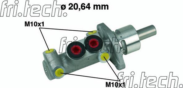 Fri.Tech. PF231 - Главный тормозной цилиндр autosila-amz.com