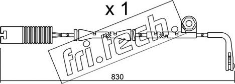 Fri.Tech. SU.104 - Сигнализатор, износ тормозных колодок autosila-amz.com