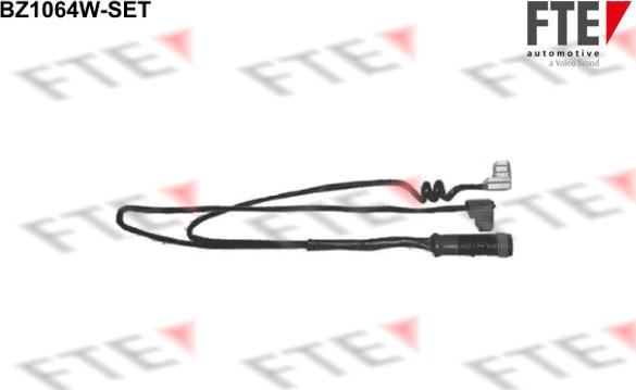 FTE BZ1064W-SET - Сигнализатор, износ тормозных колодок autosila-amz.com