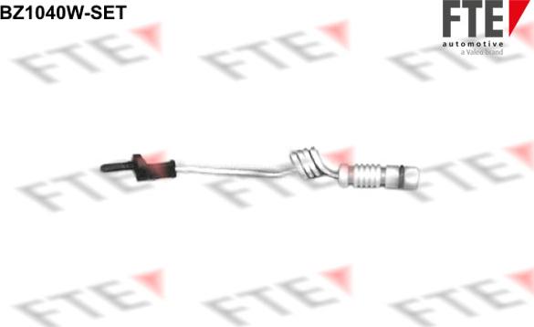 FTE BZ1040W-SET - Сигнализатор, износ тормозных колодок autosila-amz.com