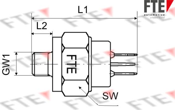 FTE 9910200 - Выключатель фонаря сигнала торможения autosila-amz.com