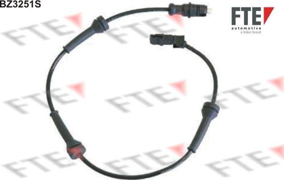 FTE 9400228 - Датчик ABS, частота вращения колеса autosila-amz.com