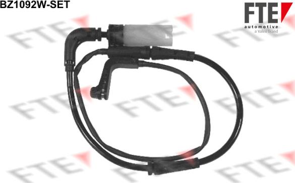 FTE BZ1092W-SET - Сигнализатор, износ тормозных колодок autosila-amz.com