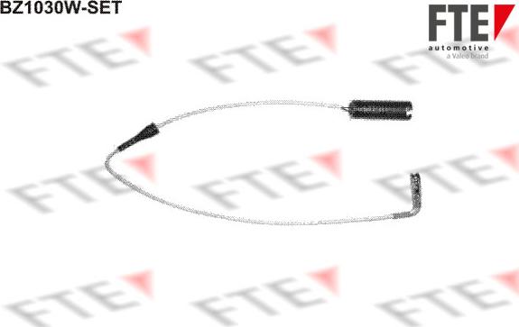FTE BZ1030W-SET - Сигнализатор, износ тормозных колодок autosila-amz.com