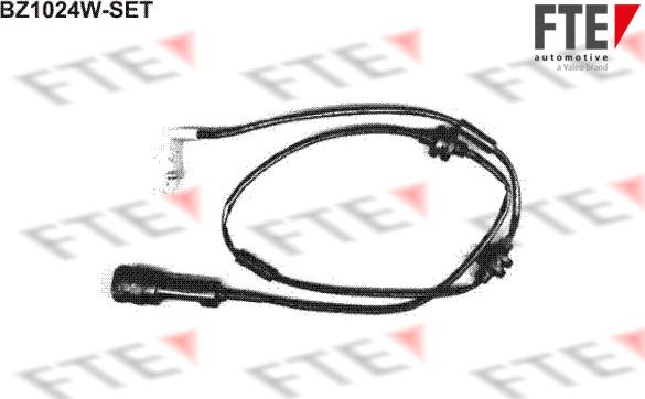 FTE BZ1024W-SET - Сигнализатор, износ тормозных колодок autosila-amz.com