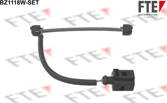 FTE BZ1118W-SET - Сигнализатор, износ тормозных колодок autosila-amz.com